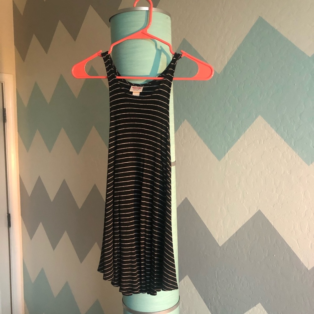 Cute Black and White stripped tank!